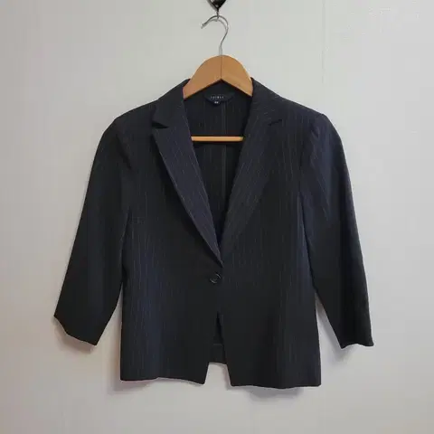 4.조이너스 쉬폰 스트라이프 반팔 자켓