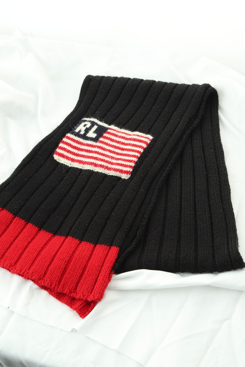 (F) 폴로 랄프로렌 목도리 머플러 90년대 USA 성조기-2631