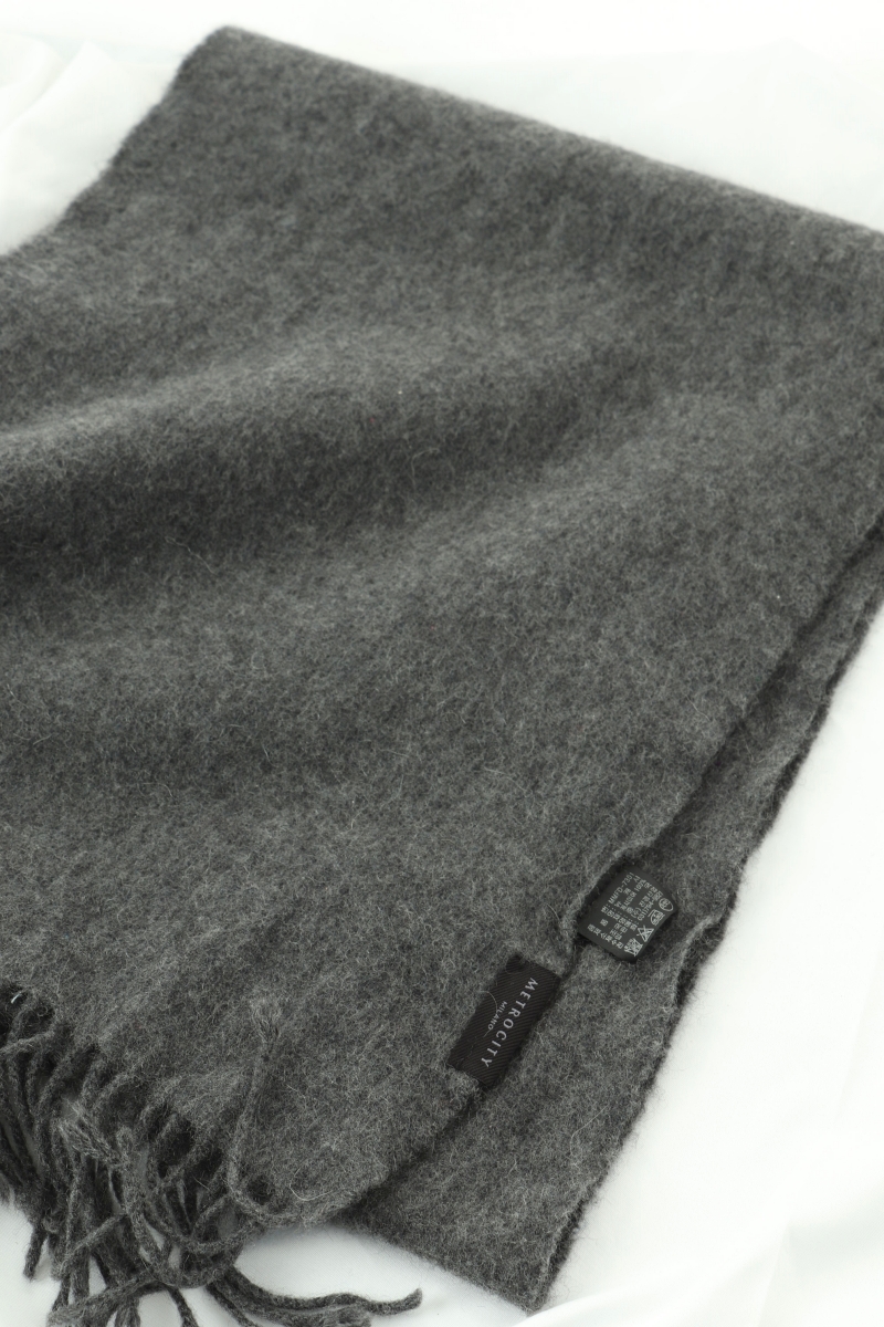 (F) 메트로시티 목도리 머플러 차콜 보들보들 캐시미어 따뜻-2637