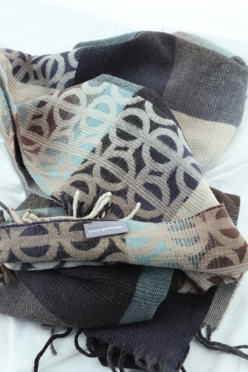 (F) 루이가또즈 목도리 머플러 로고 롱 숄 따뜻 보들-263A