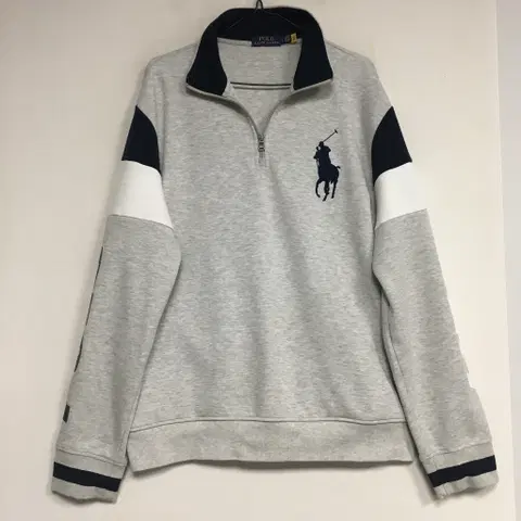 랄프로렌폴로 남성 빅포니 하프집업 맨투맨 L