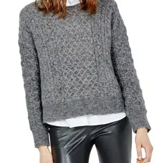 MAJE 마쥬 모헤어 케이블 니트 1