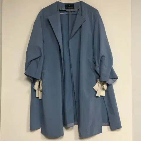 랑방 레더리본 코트 자켓 F