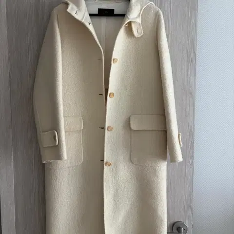 신세계백화점 매장 정품 닉스 울 후드롱코드