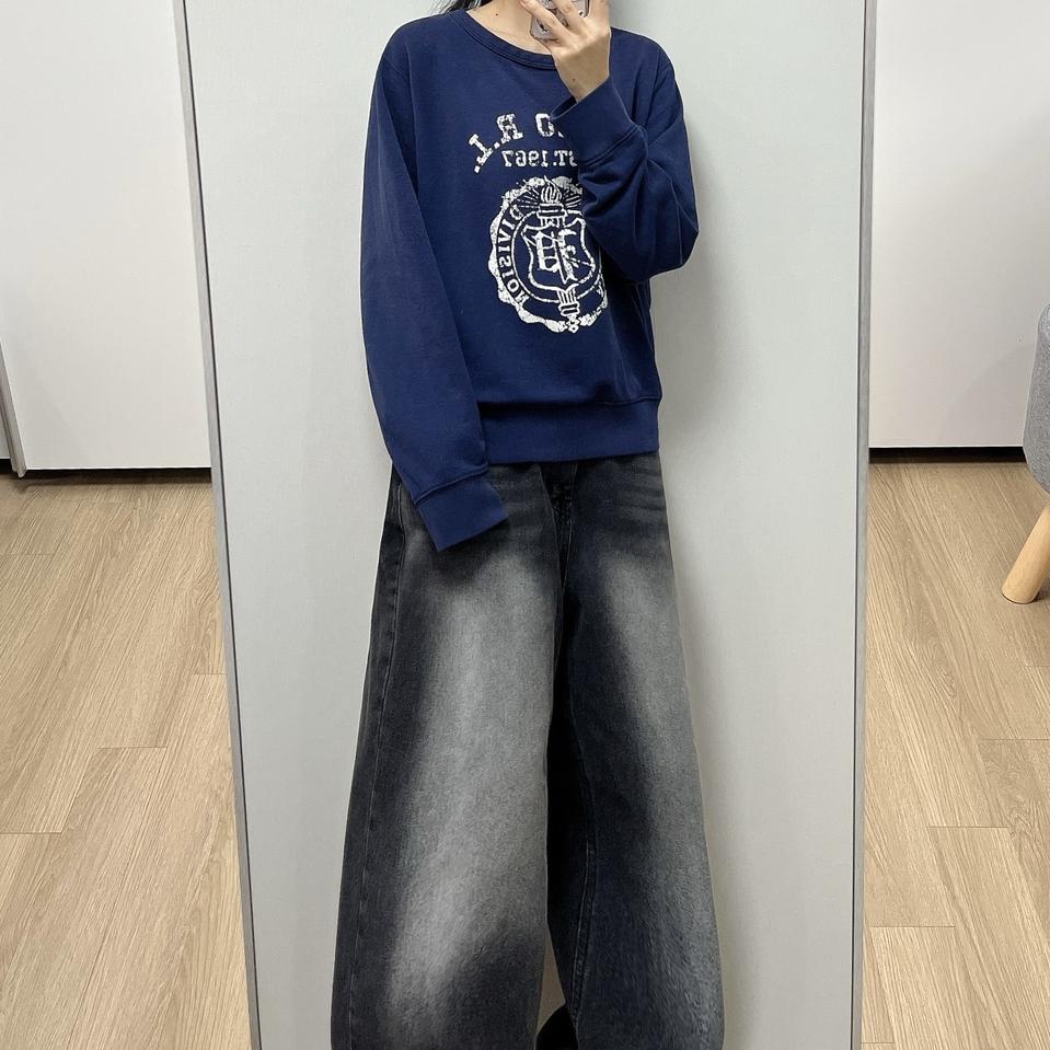 폴로 랄프로렌 빅로고 네이비 맨투맨