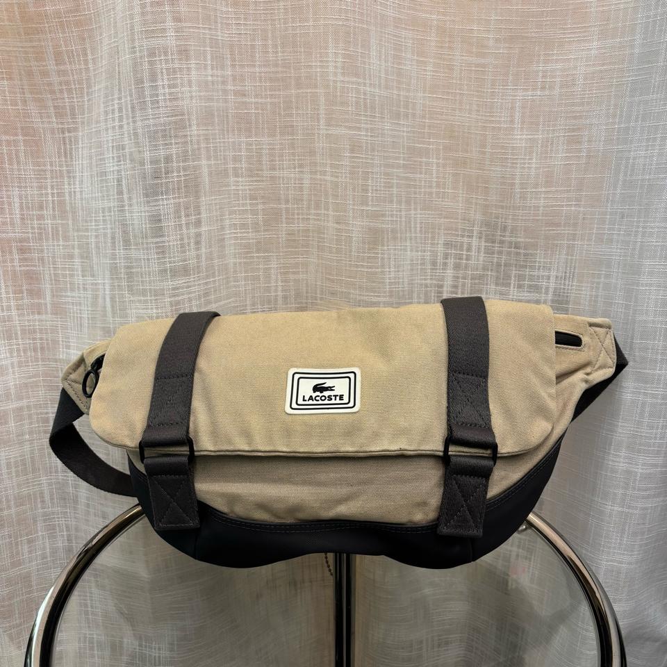 정품 라코스테 메신져 크로스백