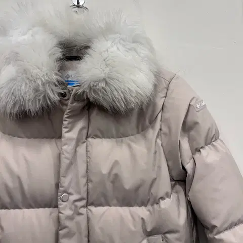 컬럼비아 키즈 옴니히트 구스다운 후드 롱패딩