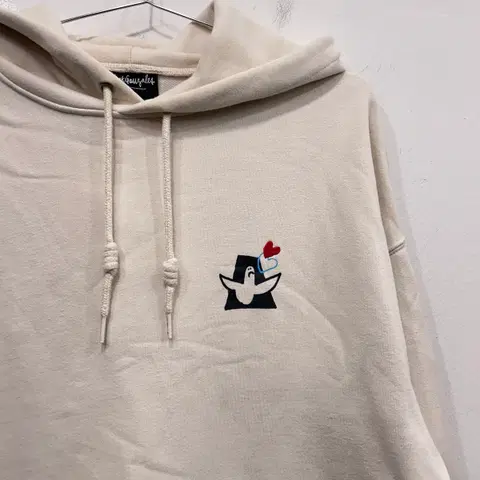 마크곤잘레스 하트엔젤로고 헤비코튼 오버핏 후드티