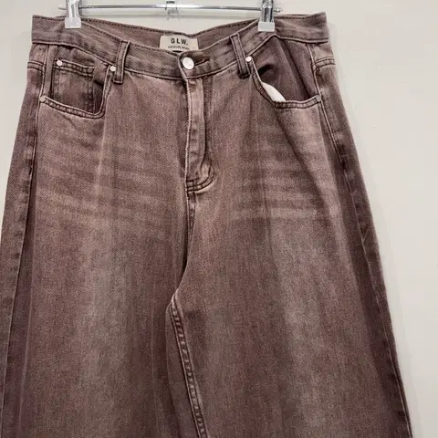 굿라이프웍스 브러쉬 워시드 와이드 팬츠