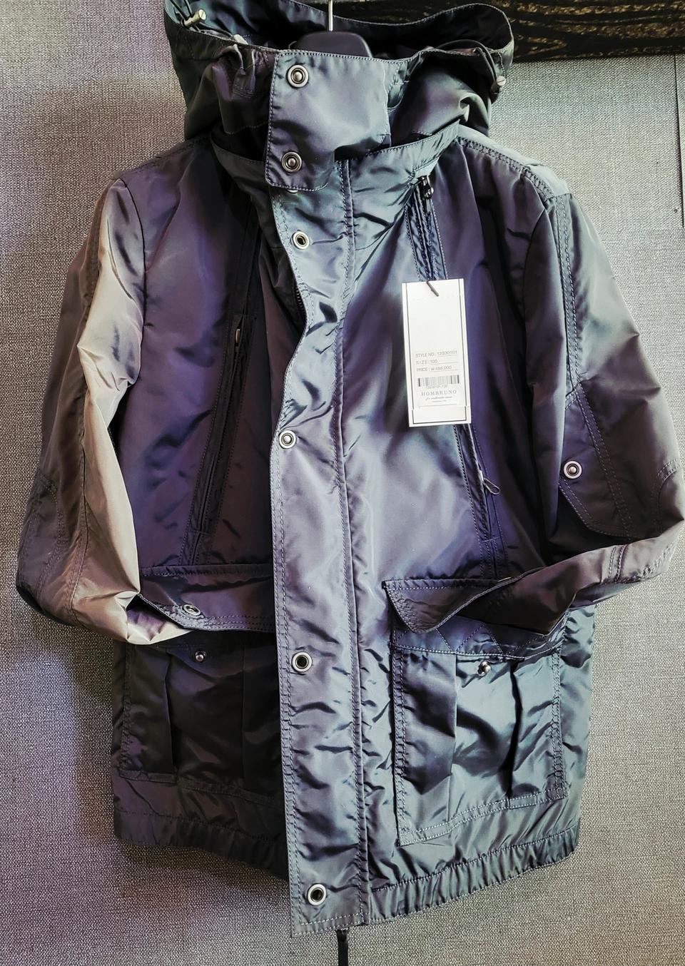 [택달린 새상품] -HOMBRUNO 스포티 글로쉬워싱 자켓