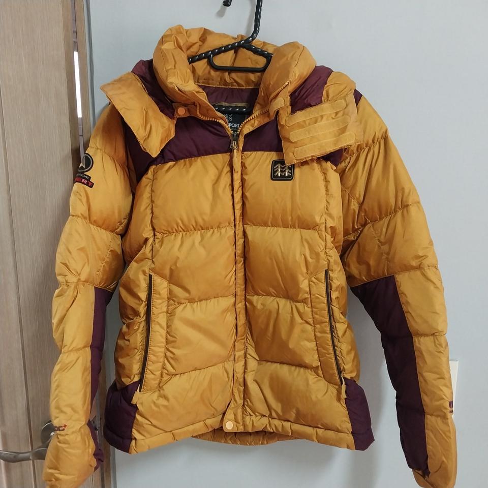 코오롱스포츠 거위털 패딩 날씬90 사이즈