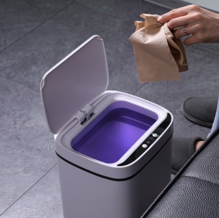 (픽스) XSW-301 자동센서 휴지통 13L 생활방수 충전식 건전지식