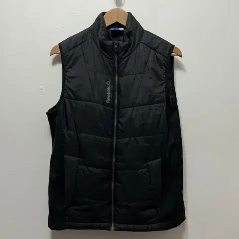 리복 남성 블랙 패딩 조끼 M