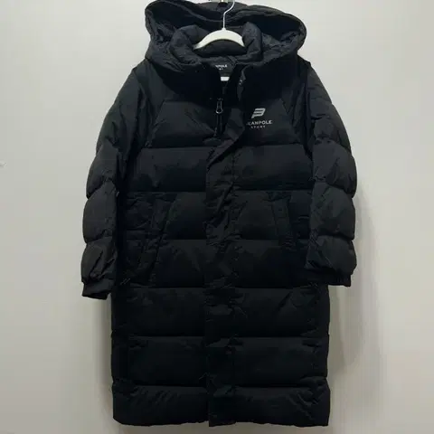 빈폴스포츠 블랙 롱패딩 120사이즈 키즈