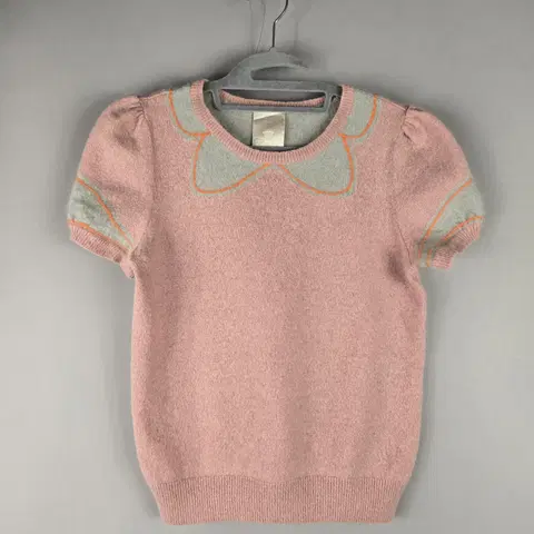 [무료배송]오즈세컨 85(1) 여성 울 혼방 앙고라 반팔 니트