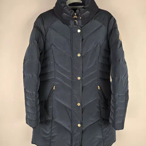 [무료배송]마코 90 여성 골프 덕 다운 하프 패딩 점퍼 네이비