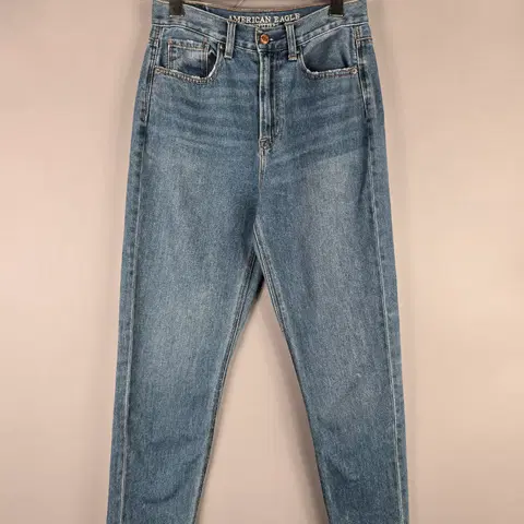 [무료배송]아메리칸이글 UK6 여성 스판 하이웨이스트 테이퍼드 청바지