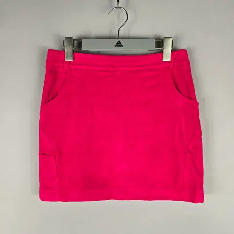 [무료배송]파사디 70 여성 골프 벨벳 느낌 큐롯 스커트 치마 핫핑크