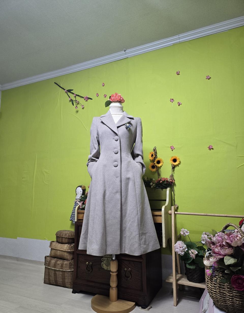 고퀄/데이트룩/ 오피스룩/ 하객룩/ 울코트/ 캐시미어 롱코트