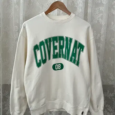 M) 커버낫 맨투맨 아이보리