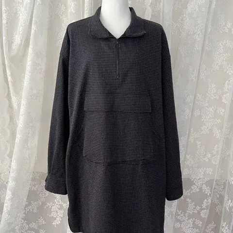 F) 스튜디오 톰보이 에센셜 아노락 원피스 체크