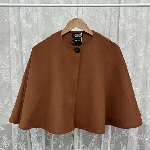 F) 새상품 앤아더스토리즈 울 블렌드 케이프 코트