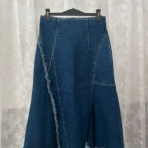 66) 에고이스트 데님 롱 스커트