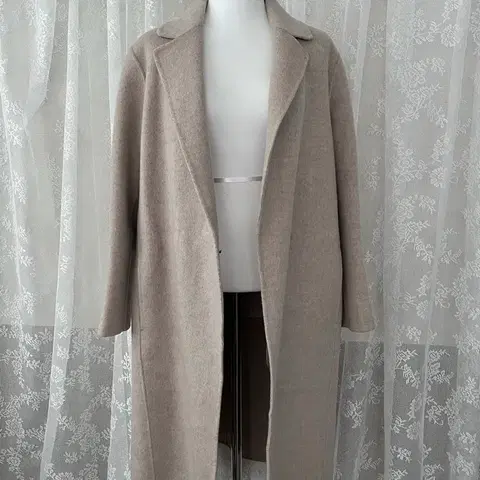 F) 나이스크랍 핸드메이드 코트 베이지