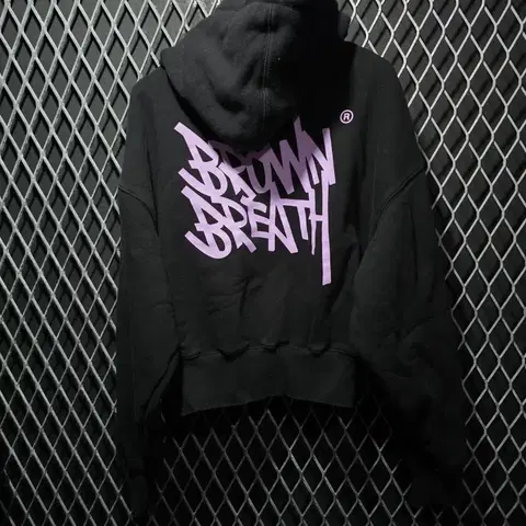 브라운브레스 크롭 후드티 free