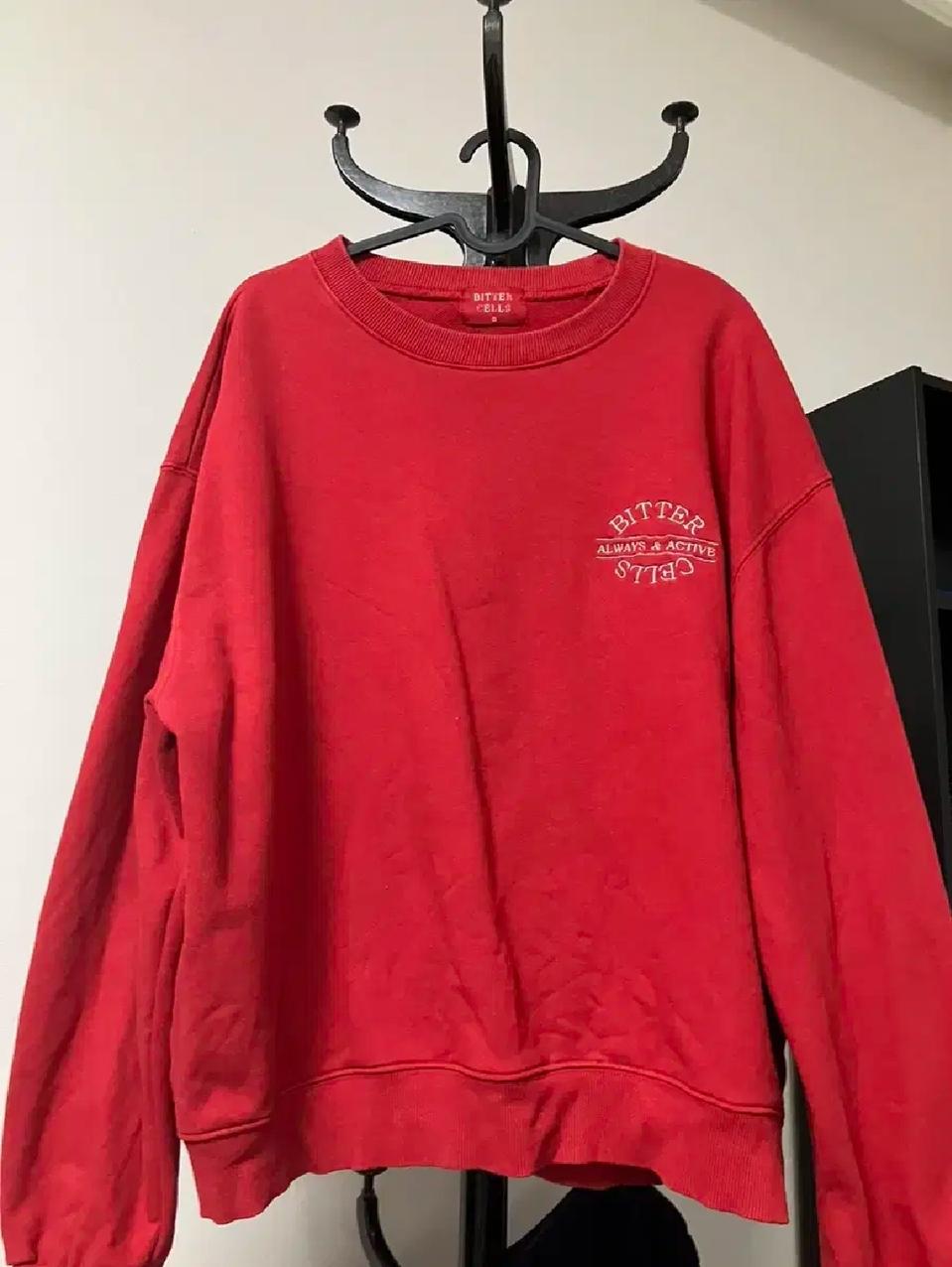 비터셀즈 레드 맨투맨 사이즈2