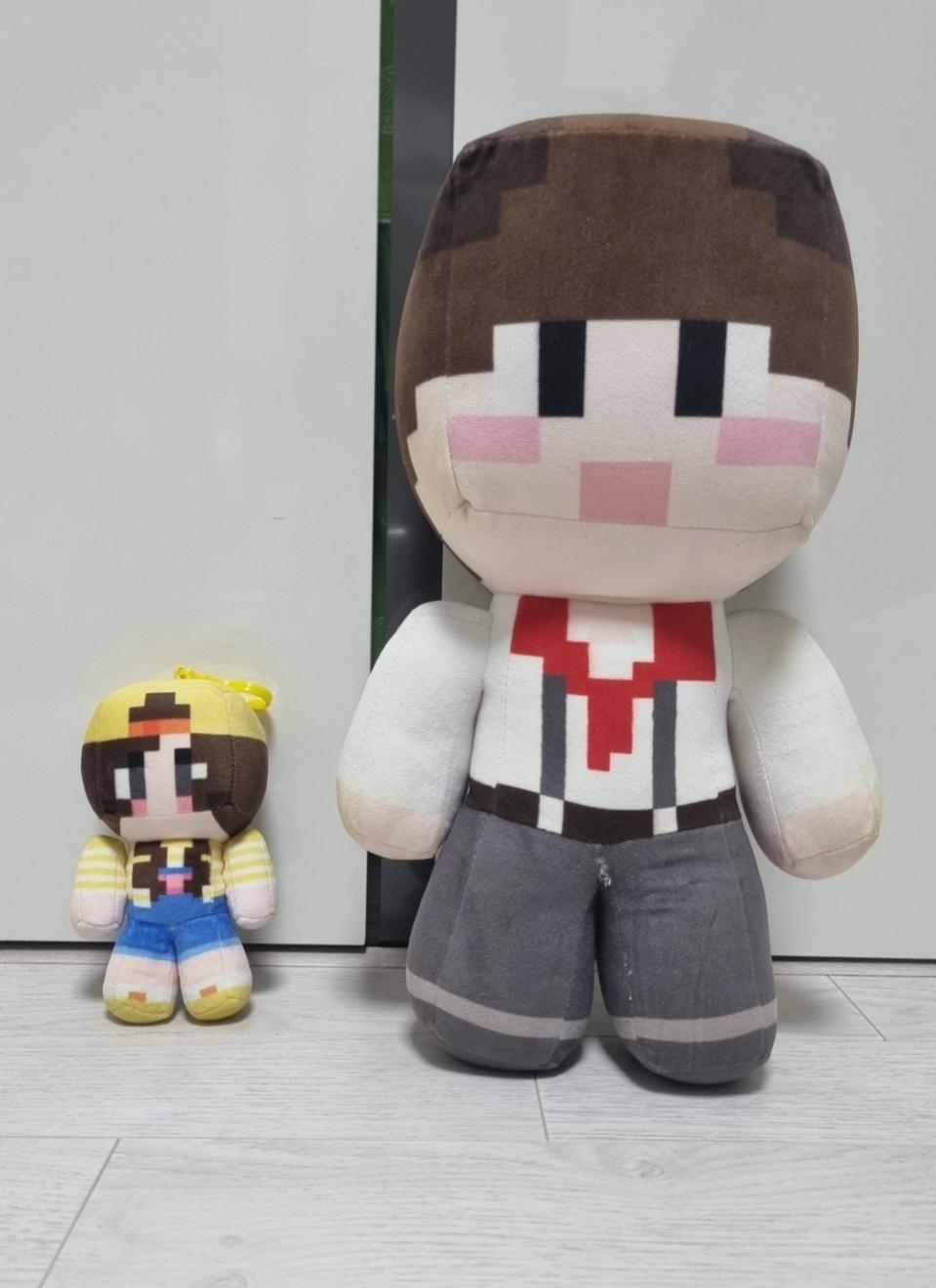 도티인형 (대형 45cm)+잠뜰인형 가방걸이(소형)2종세트 >2개일괄 3