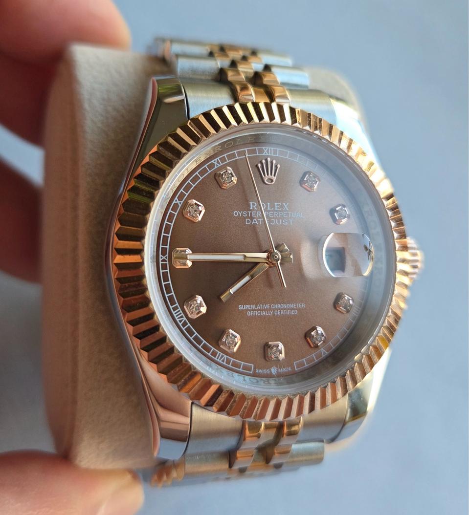 롤렉스 데이저스트 콤비 로골 다이아 시계 판매합니다.
