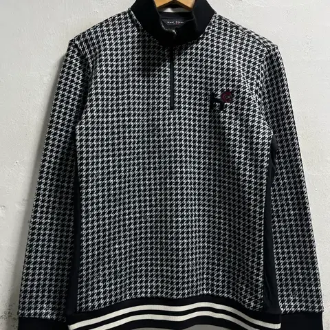 95 힐크릭 골프 스판 기모 반집업 니트 정품