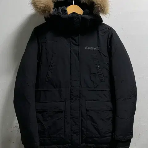 95 디스커버리 덕다운 오리털 라쿤 패딩파카 정품