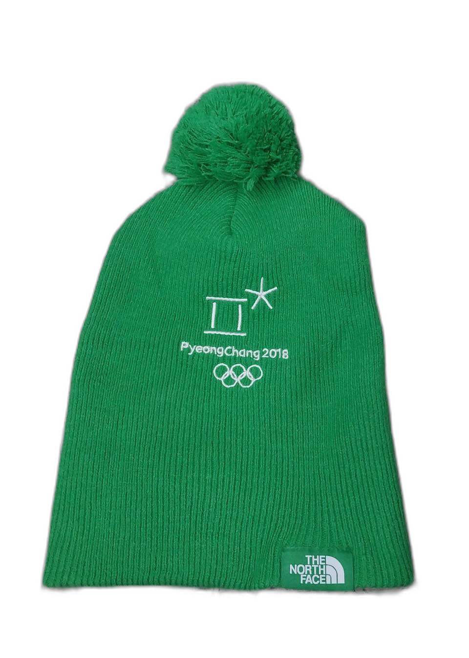 (새상품) 노스페이스 평창 올림픽 2018 털모자 그린