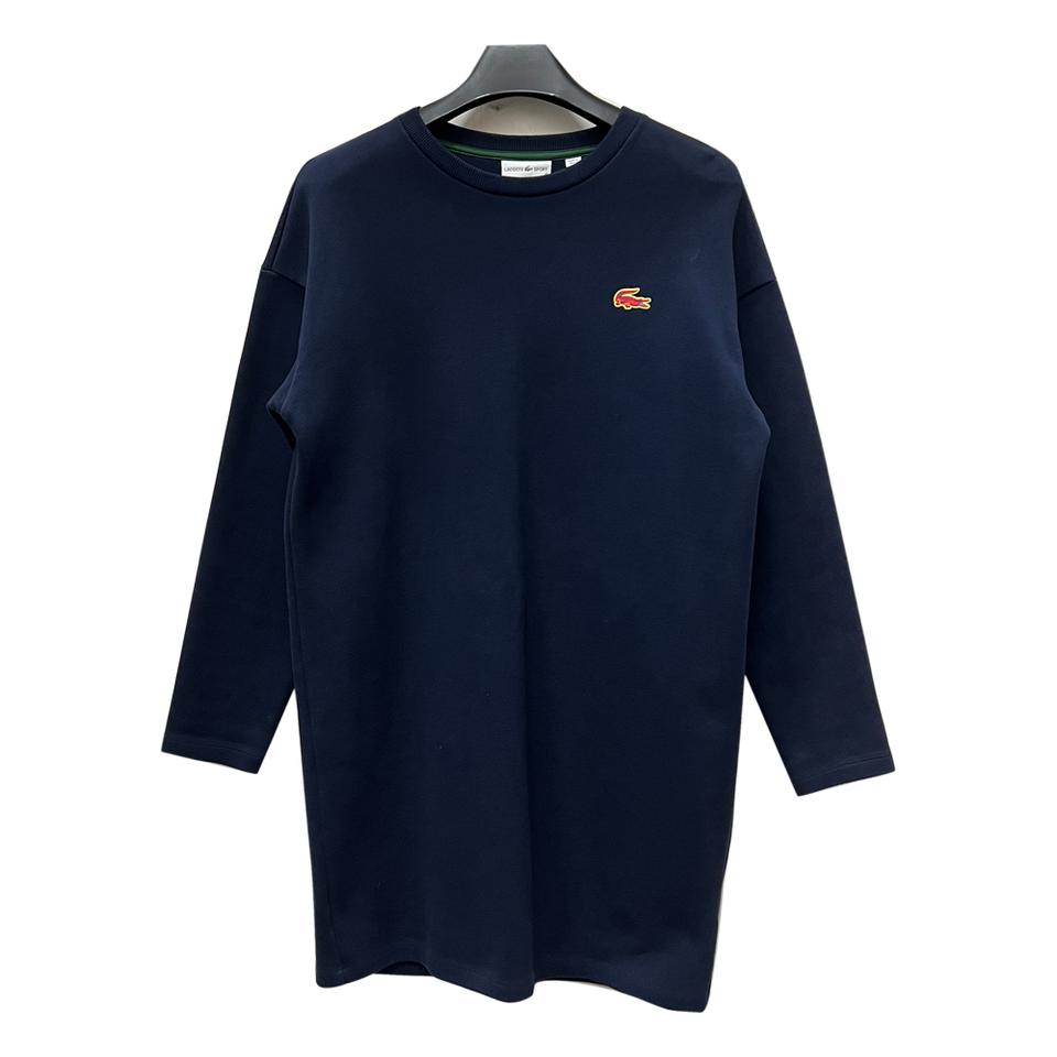 라코스테 크루넥 스웨트 셔츠 원피스 40 L