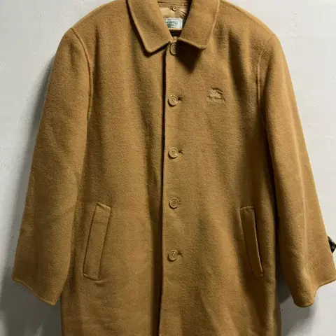 100-105 Burberry 버버리 올드스쿨 루즈핏 울100 코트 정품