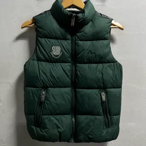 55 EVISU 패딩조끼 정품