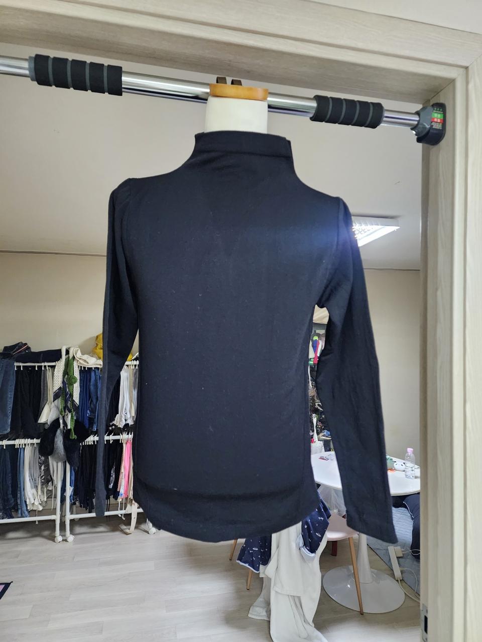 기모 목폴라 티셔츠