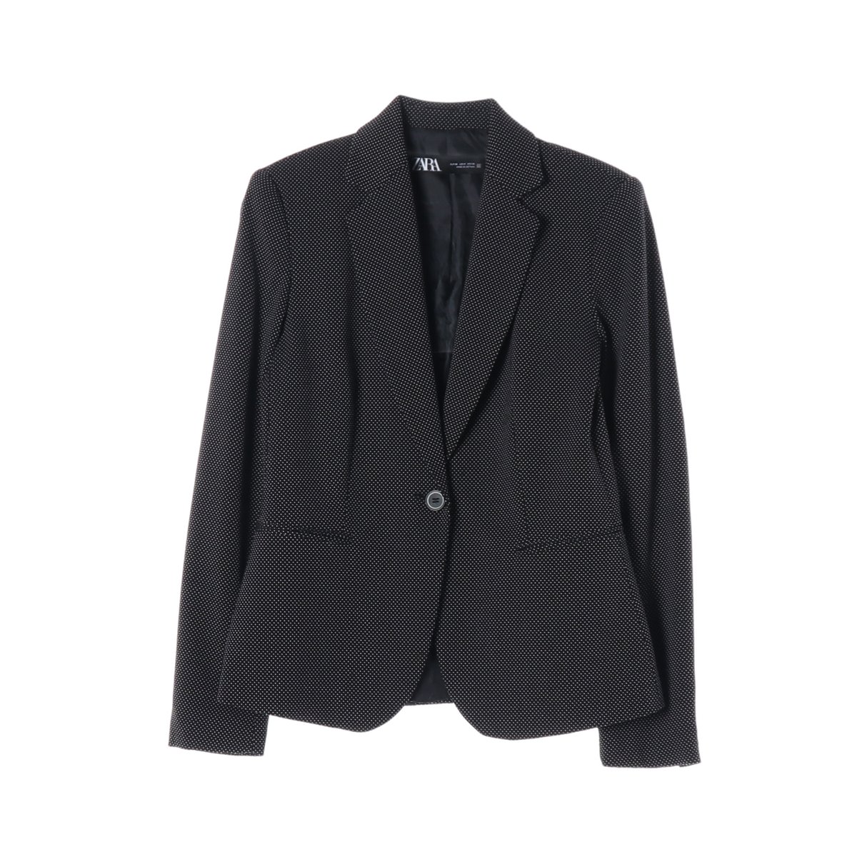 자라 잔도트 패턴 싱글 숏 자켓 블레이저 재킷