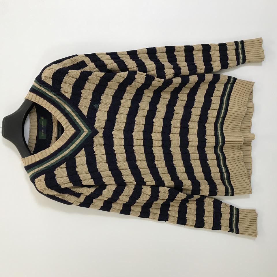 빈폴 스트라이프 크리켓 케이블니트 [100]