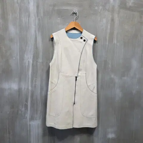 로보 양가죽 베스트/여성(55)/JP680/새상품수준