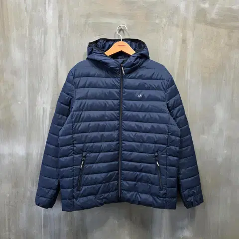 캘빈클라인 후드 푸퍼 재킷/남성(XL)/JP629/새상품수준