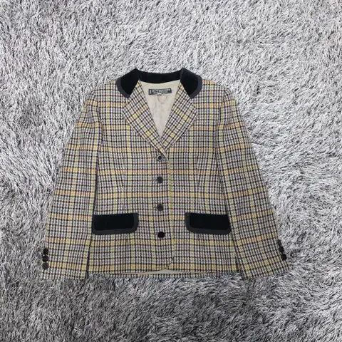 지방시 체크 울 포켓 재킷/여성(10)/JP551