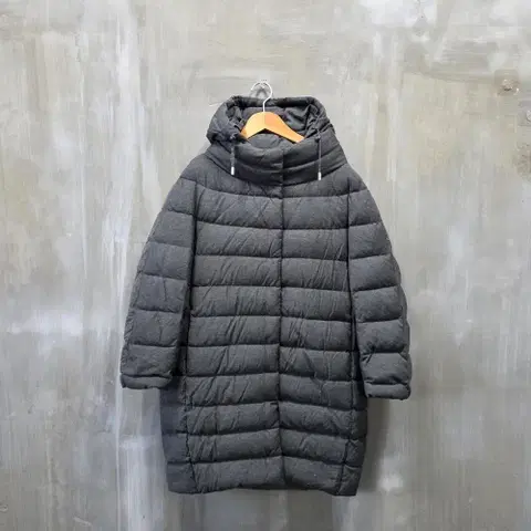 헤르노 후드 롱 구스다운 코트/여성(46)/JP523