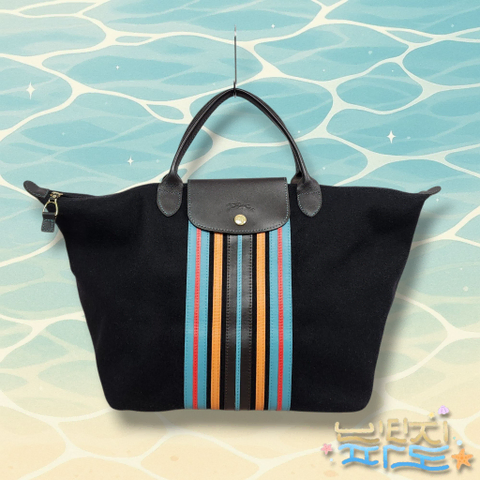 롱샴 르플리아쥬 울 멀티스트라이프 레더