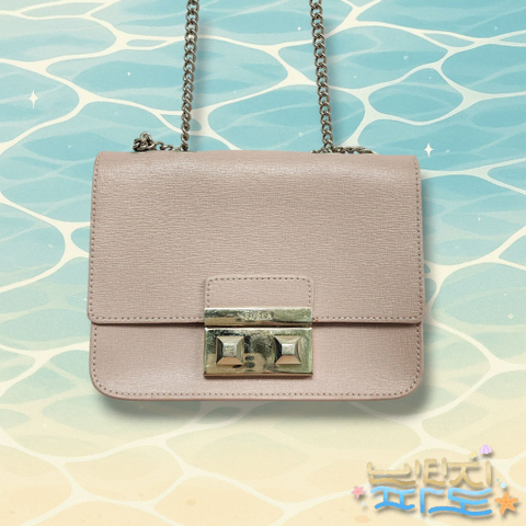 FURLA 훌라 벨라 미니 체인 크로스 토트백