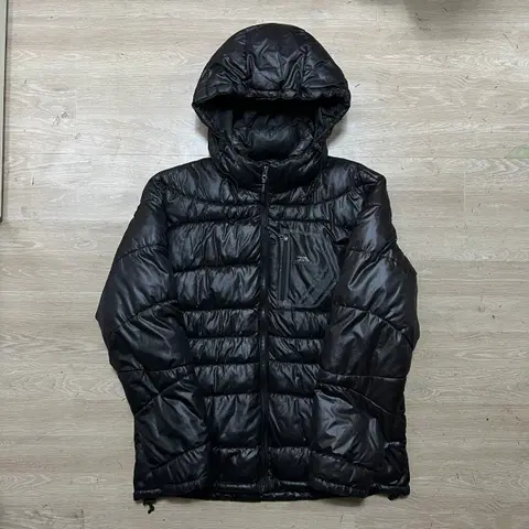 트레스패스 여성 포켓 로고 후드 경량패딩 점퍼 [블랙] L/100