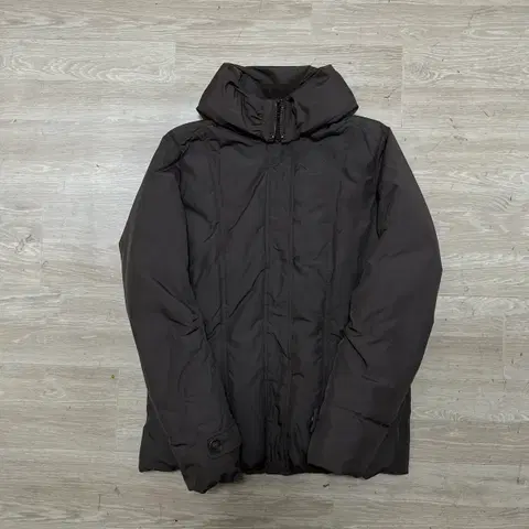 헤지스 여성 덕다운 퍼안감 하이넥 패딩 점퍼 [브라운] S/90