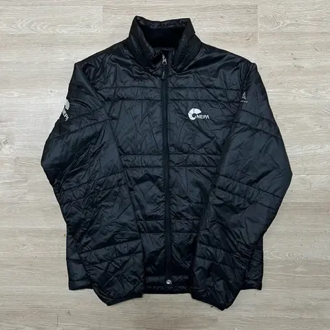 네파 자수로고 초경량패딩 점퍼 [블랙] M/95
